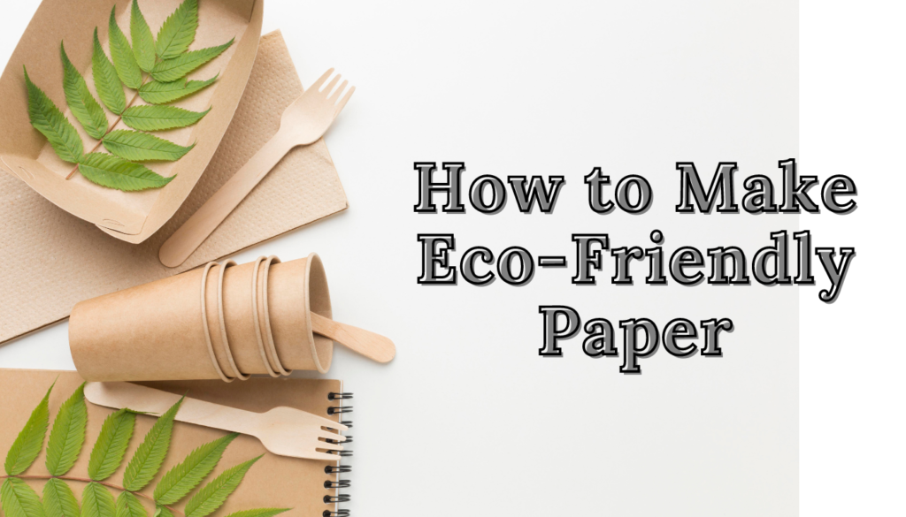 How to Make Eco-Friendly Paper