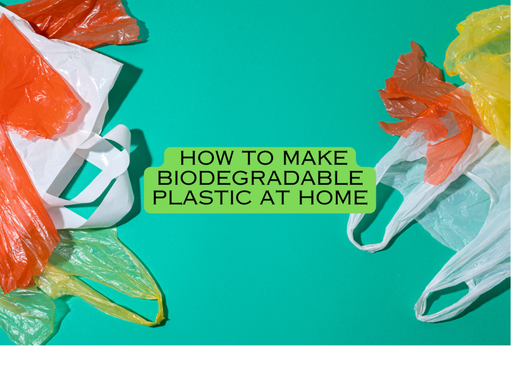 How to Make Biodegradable Plastic at Home